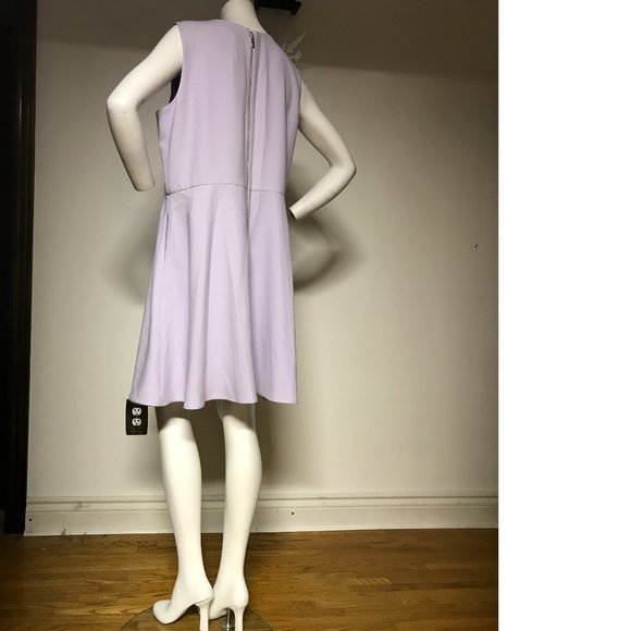 Le Chateau PLUS SIZE Pure Lilac Fit & Flare Cocktail Bridesmaid Prom Dress  NWT - Picture 2 of 6